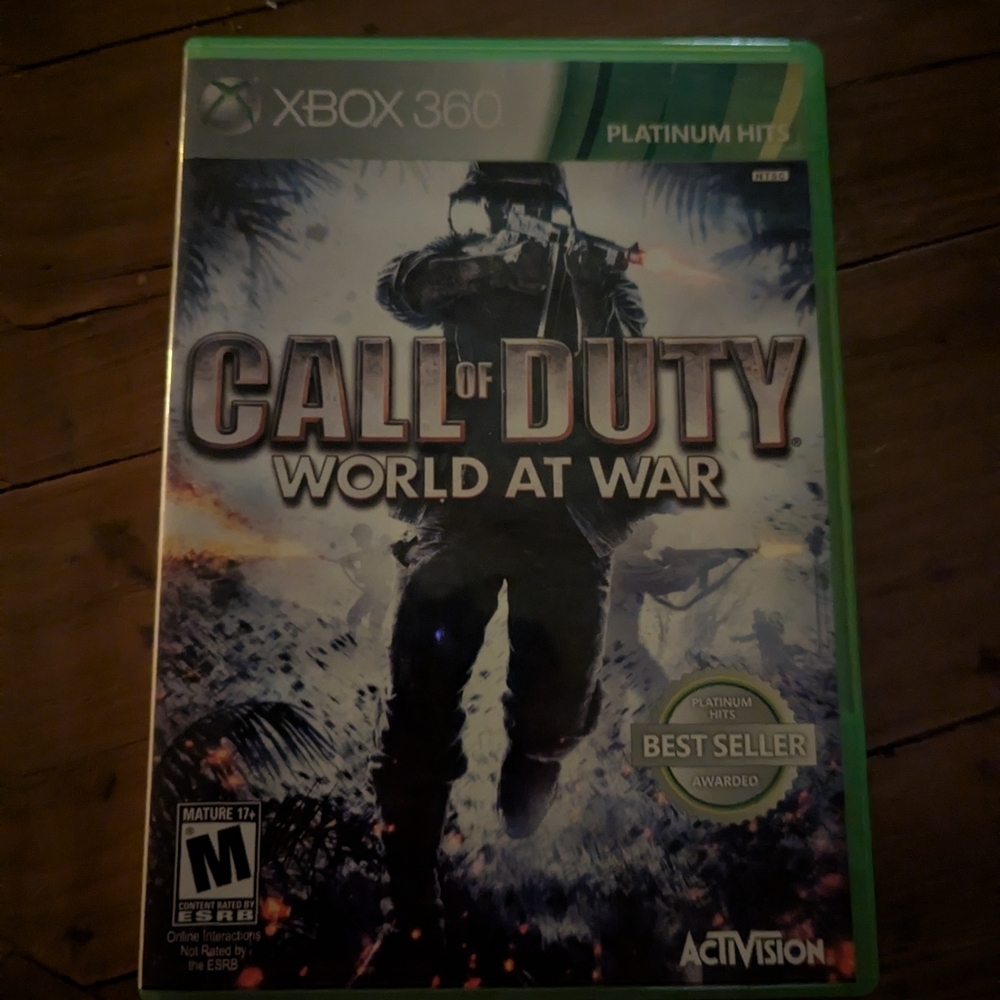Call of Duty: World at War for Xbox 360 - Green Case